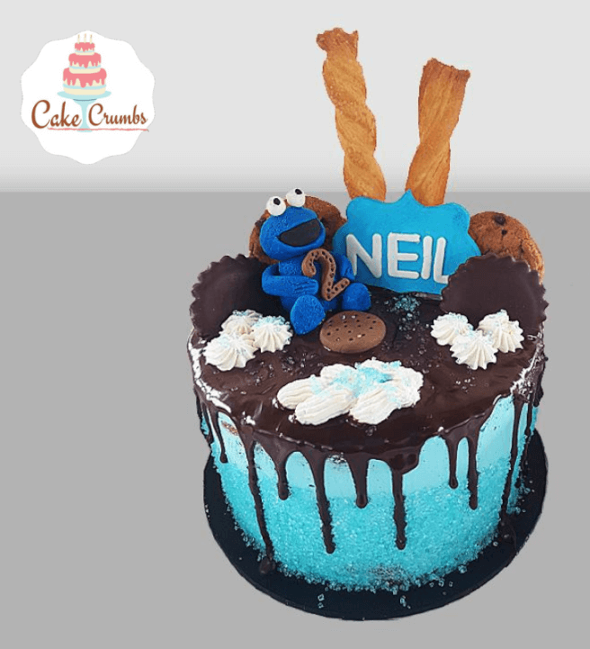 Cake Decorating Workshop: Cookie Monster Drip Cake