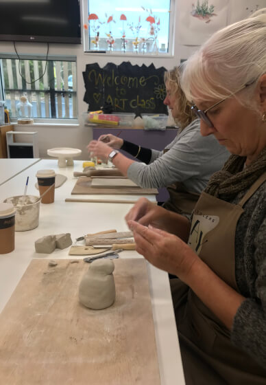 Coffee, Cake and Clay Class