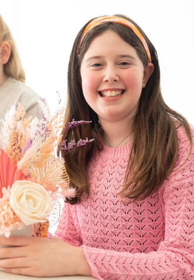 Creative Kids School Holiday Dried Flower Arranging Workshop