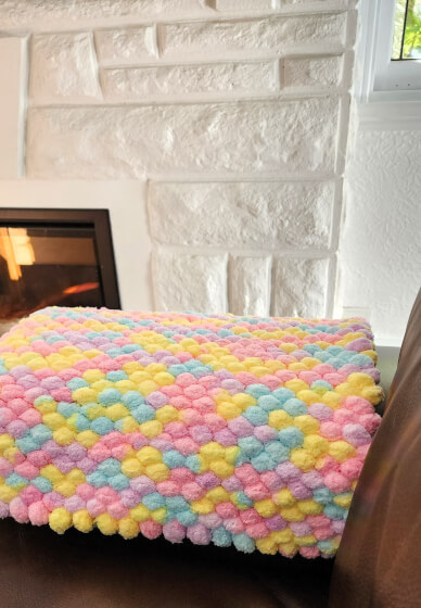 DIY Pompom Yarn Knitting Craft Kit