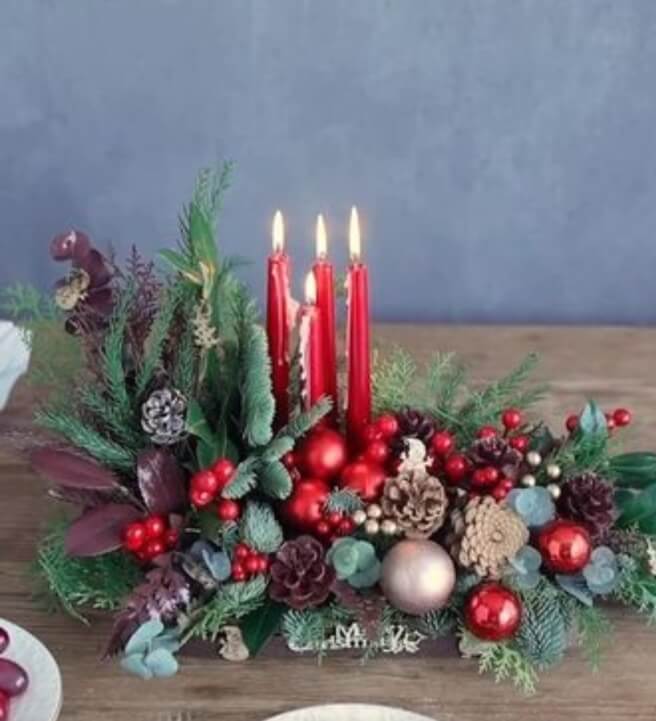 Floristry Class: Christmas Table Arrangement