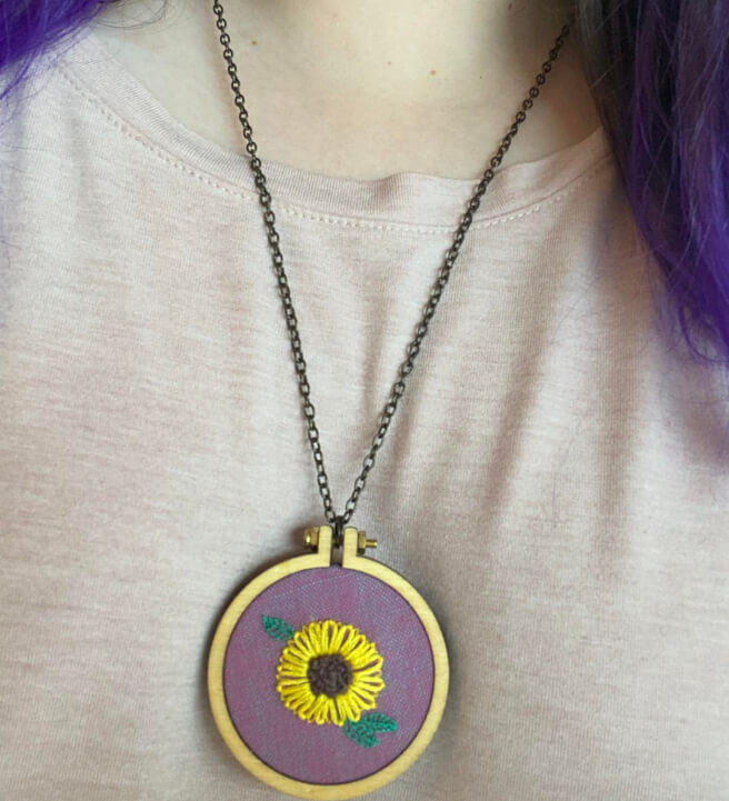 Hand Embroidery Class: Mini Hoop Wearables