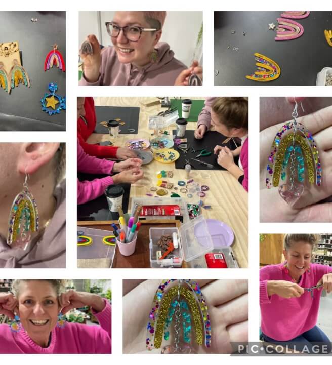 Mums and Bubs Acrylic Earrings Workshop