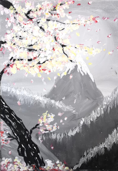 Paint and Sip Class: Japanese Cherry Blossoms