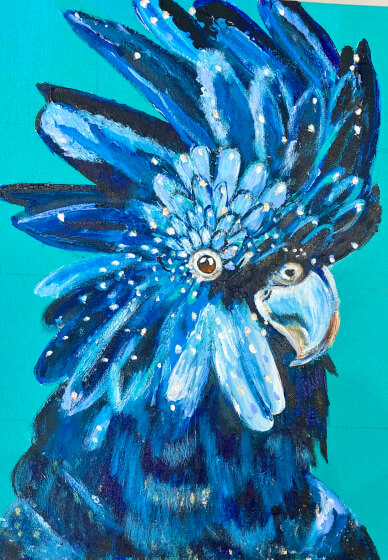 Paint and Sip Workshop: Black Cockatoo