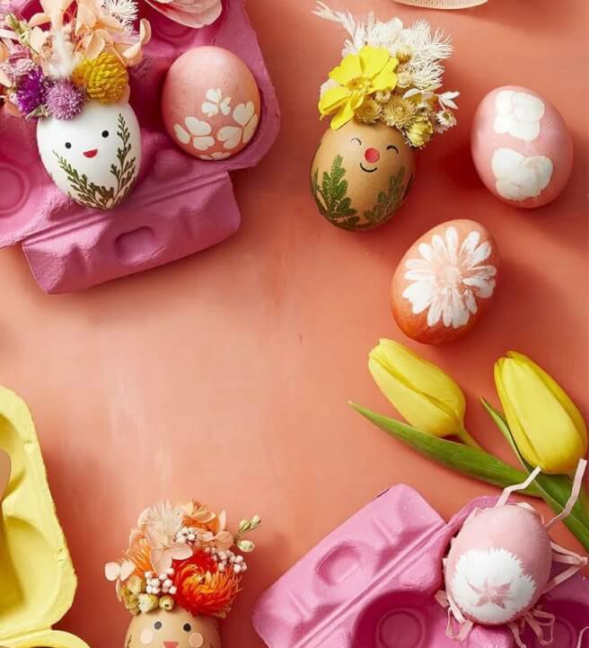 Plaster Egg Painting Easter