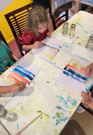 School Holiday Watercolour Course for Kids and Teens