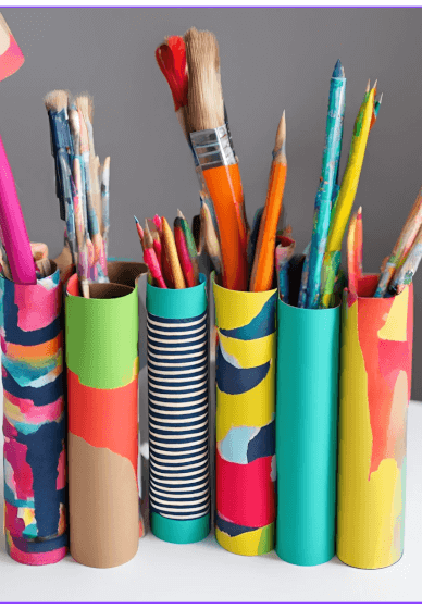 School Holiday Workshop – Make Your Own Arty Desk Organiser